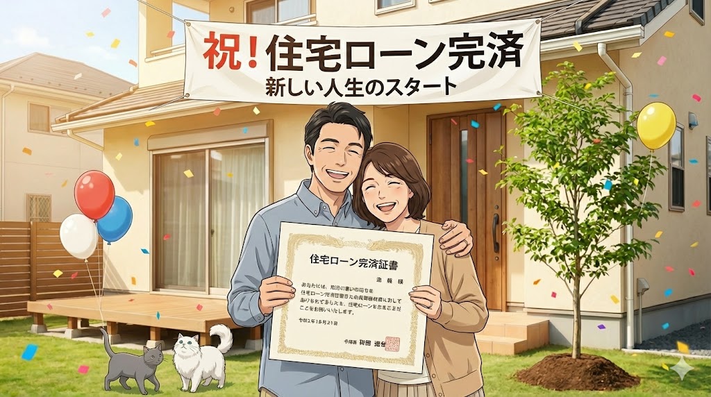 住宅ローン、遂に完済！！